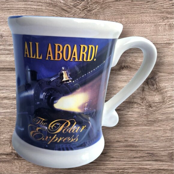 The Polar Express 3D All Aboard Ceramic Coffee Mug Dishwasher Microwave Safe - Picture 1 of 5
